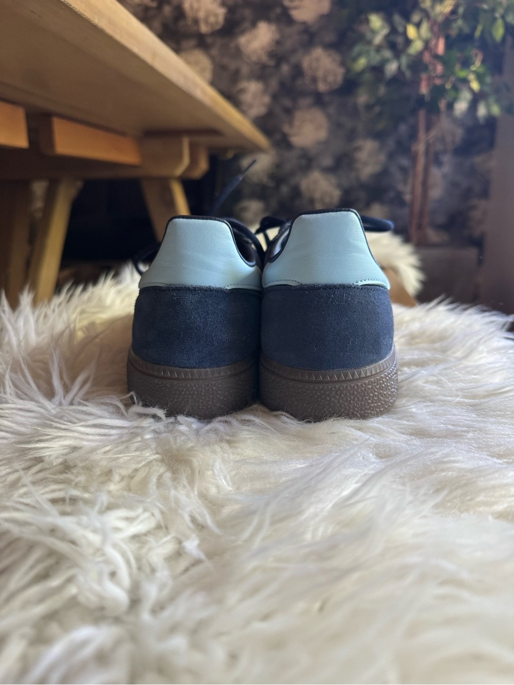 adidas Spezial Men's Navy and Light Blue Suede Sneakers - Picture 5 of 6